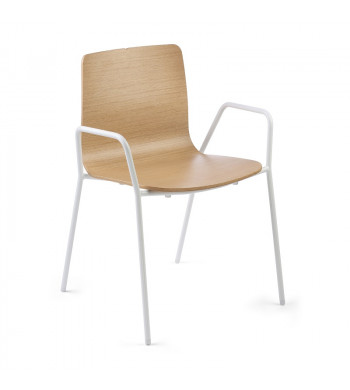 AITANA MADERA 4 PATAS CON BRAZOS