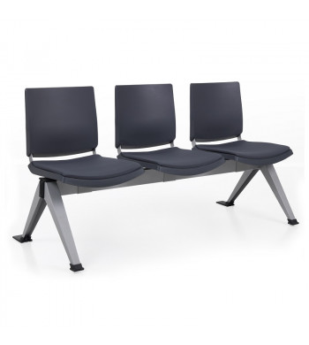 ATENEA BANCADA PLASTICA 3 PLAZAS