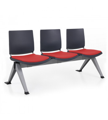 ATENEA BANCADA PLASTICA 3 PLAZAS