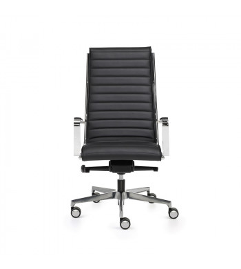 TRINITY Sillon Respaldo Alto Estructura Cromo