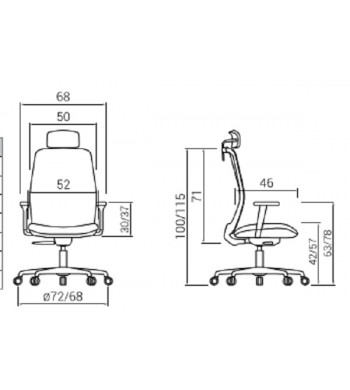 SKENA BLANCA BASE PLANA NYLON SIN BRAZOS