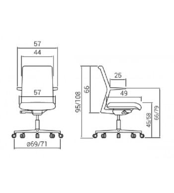 EQUIS TAPIZADA ESTRUCTURA BLANCA