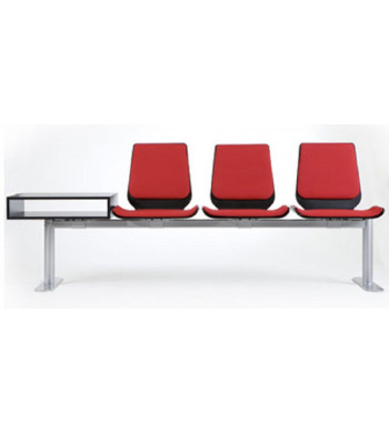 SPERA BANCADA 4 PLAZAS + MESA MADERA NATURAL