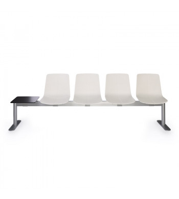 AITANA BANCADA PLASTICA 2 PLAZAS + MESA